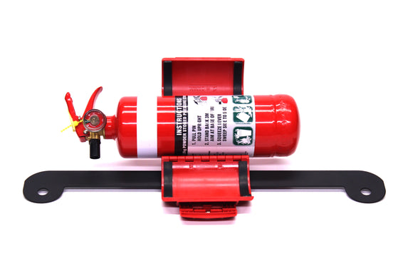 HiLux Quick Release Extinguisher Clamp Open