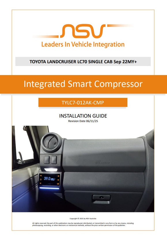 TYLC7-012AK-CMP Install Guide