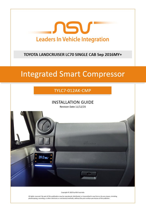TYLC7-012AK-CMP Install Guide