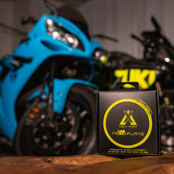 MOTOFLATE - Magnetic Quick-Connect System for Motorcycles