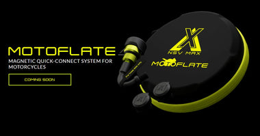 MOTOFLATE - Magnetic Quick-Connect system for Motorcycles
