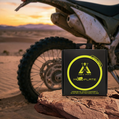 MOTOFLATE - Magnetic Quick-Connect System for Motorcycles