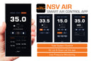 NSV Smart Air Control Bluetooth app for Toyota Prado J250 onboard air compressor — iOS and Android